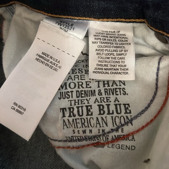 Lucky Brand low rise White Oak Cone Denim skinny jeans size 0/25 regular 💙 - Picture 14 of 16